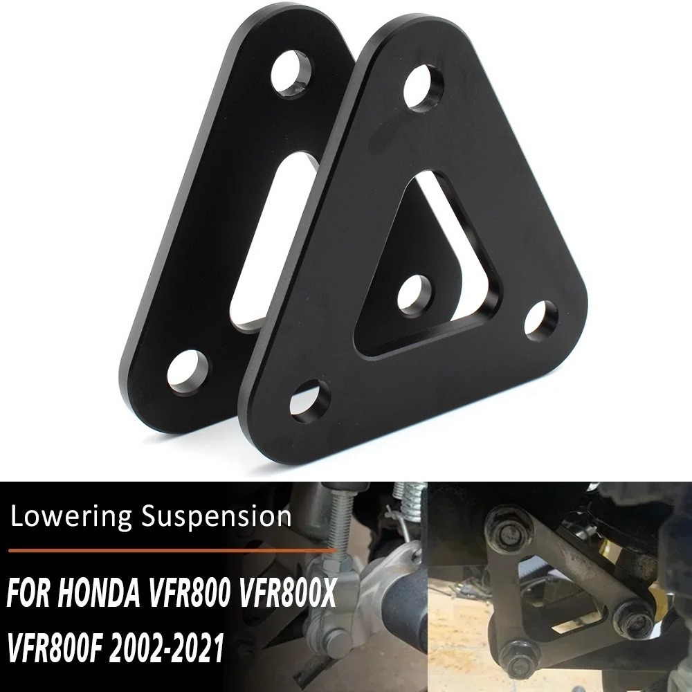 20 มม.ด้านหลังระบบกันสะเทือนโช้คอัพ Body Seat Lowering Kit Linkage สําหรับ Honda VFR800X/F 02-21, Ap