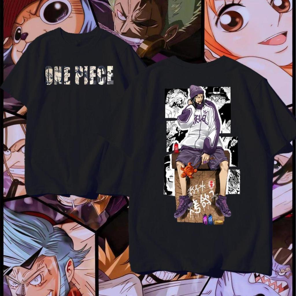 เสื้อยืด One Piece CP0 Rob Lucci ทำจากผ้าฝ้ายบริสุทธิ์ มีบริการชำระเงินปลายทางฟรี
