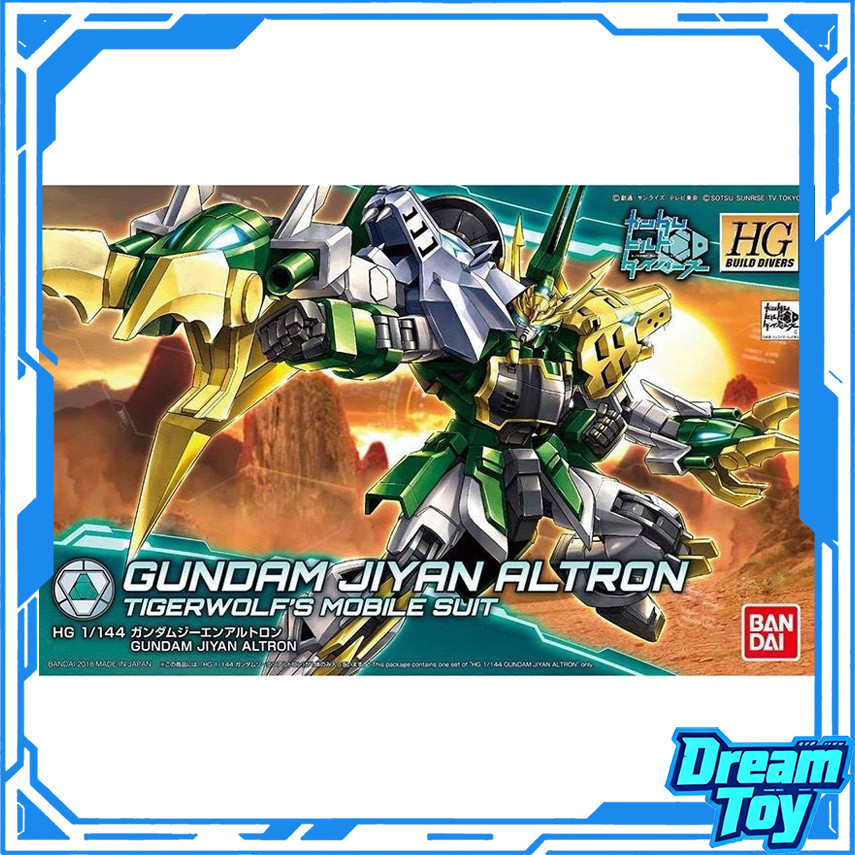 Bandai HG Gundam Jiyan Altron – สเกล 1/144 | กันดั้ม Build Divers | ชุดมือถือแบบกําหนดเองของ Tigerwo