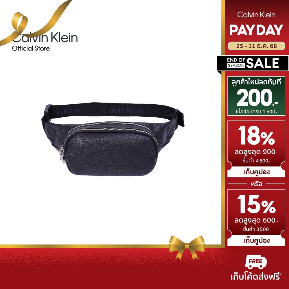 CALVIN KLEIN กระเป๋าสะพายข้างผู้ชาย Ckj All Day รุ่น 4G3171G UB1-สีดำ