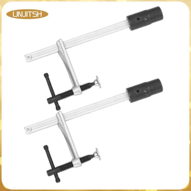 [unjitsh] F Bar Clamp 3-5/32 นิ้วคอความลึกเงินปรับเฟอร์นิเจอร์งานไม้ Drop Drop Drop Steel Metalworki