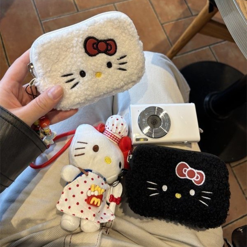 กระเป๋าใส่เหรียญ Kitty Lamb ขนสัตว์เย็บปักถักร้อย CCD Storage กระเป๋าเครื่องสําอางมูลค่าสูงป้าผ้าเช็ดตัวสไตล์ใหม่น่ารัก ราคา ถูกที่สุด ดีลบีเคเค แกลเลอรีภาพที่ 8
