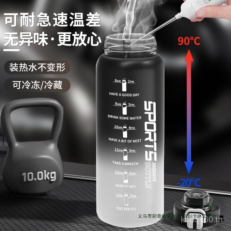 ถ้วยน้ํา ใช้ทุกวันฤดูร้อนฟิตเนสถ้วยโรงเรียน2025ขวดน้ําความจุขนาดใหญ่กีฬาแบบพกพาสไตล์ใหม่นักเรียนชายเ