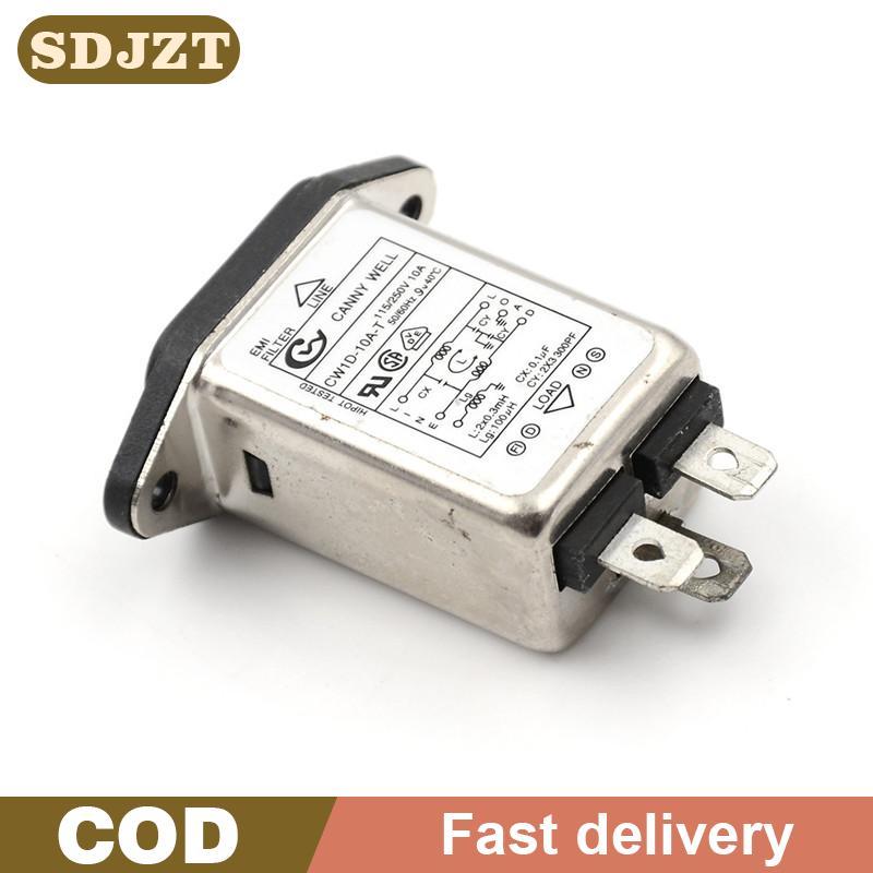 Null 1PCS EMI RFI กรอง AC 250V 10A CW1D-10A-T Suppressor Power Line ตัวกรองเสียงรบกวน
0
0
0
0
0 ไม่ม