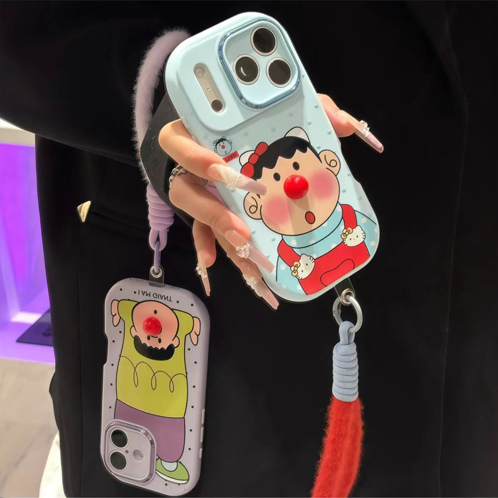 Fat Tiger Red Nose เหมาะสําหรับ iPhone17 เคสโทรศัพท์ Apple 16promax Huawei mate70 Xiaomi 17p80nova12