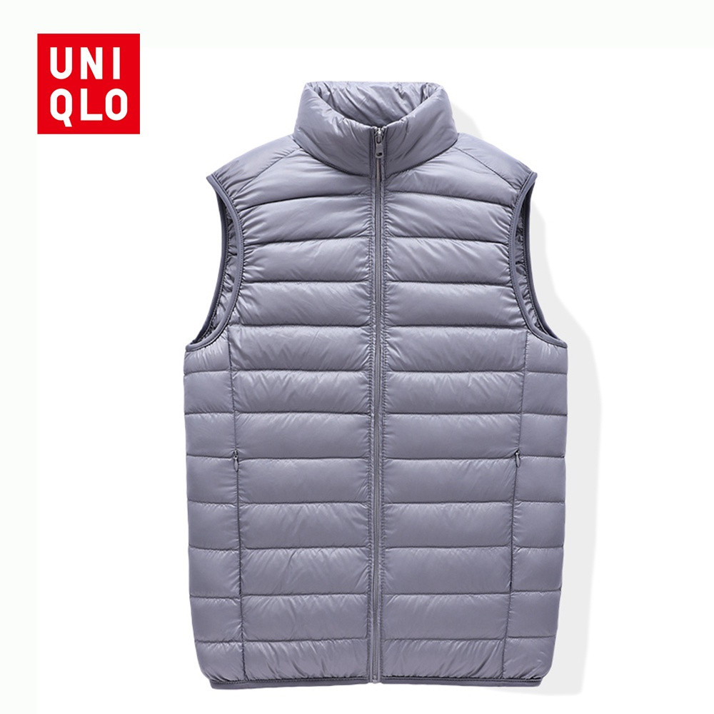 UNIQLO เสื้อแจ็กเก็ตแขนกุด คอปก ลายเป็ด 50 ตัว แฟชั่นฤดูหนาว สําหรับผู้ชาย [M-4XL] - รูปที่ 5