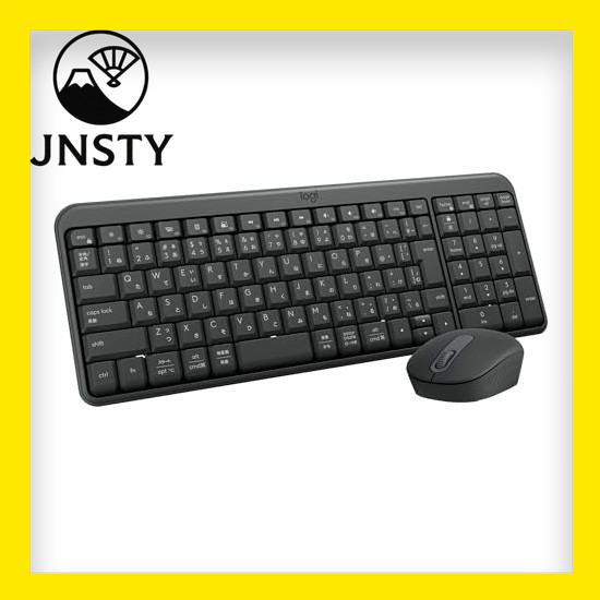 【Direct From Japan】 Logitech Bluetooth Wireless Mouse Keyboard Set MK250GR Numeric Keypad Compact Ja