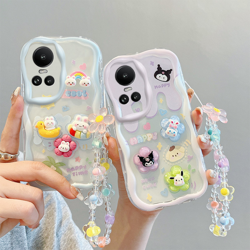 เคส For Oppo Reno 10 5G TPU เคส BBNYGZ สไตล์ครีม 3D ตุ๊กตากรณีโทรศัพท์ใสที่มีหลายรูปแบบ. ราคา ถูกที่สุด ดีลบีเคเค