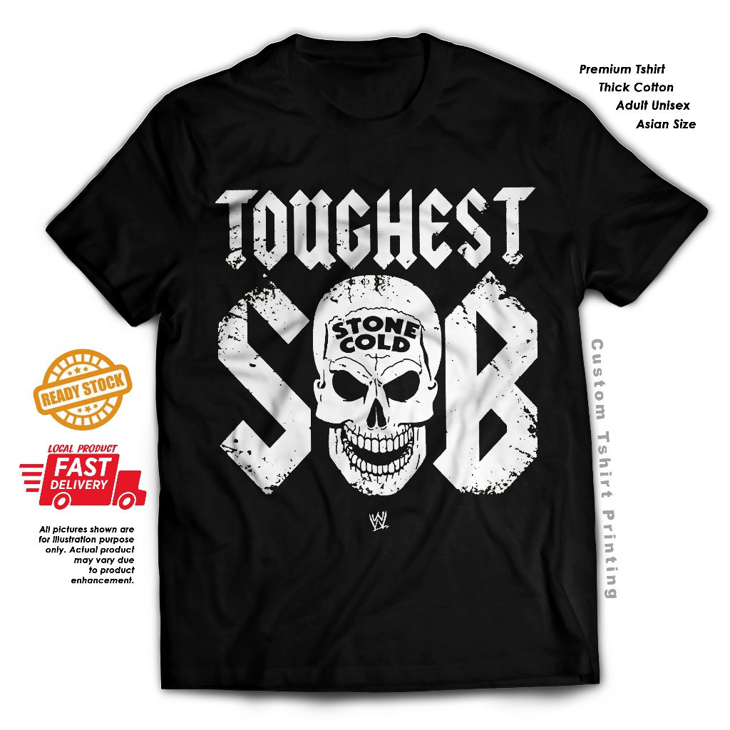 เสื้อยืดคอตตอนสไตล์เกาหลี WWE พร้อมส่ง