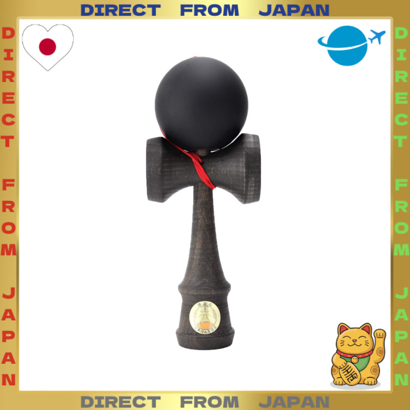 【DIRECT FROM JAPAN】Japan Kendama Association Certified Oozora Street Kendama Black No-1206