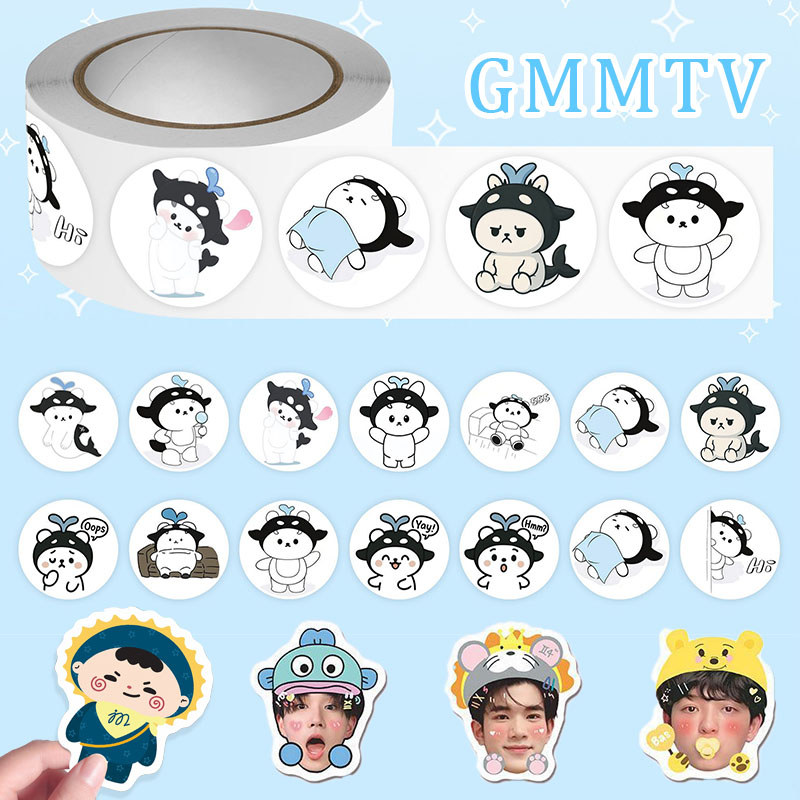 สติ๊กเกอร์ TayNew Polcasan Diy สติกเกอร์รายการสะสม 500 ชิ้น Gmmtv คู่มือสติกเกอร์เครื่องประดับ