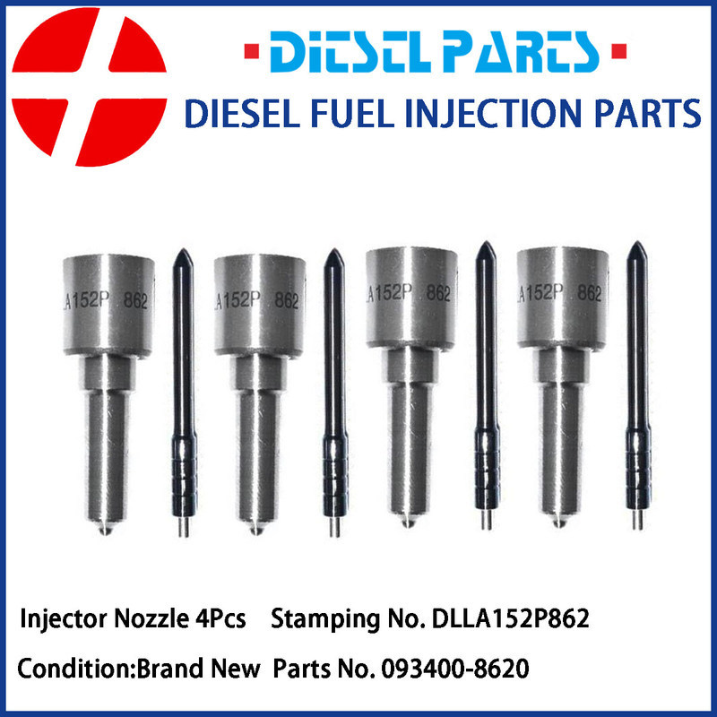 เคล็ดลับหัวฉีดหัวฉีดน้ํามันเชื้อเพลิงดีเซล 4x 093400-8620 DLLA152P862 DLLA 152 P 862 สําหรับ ISUZU D