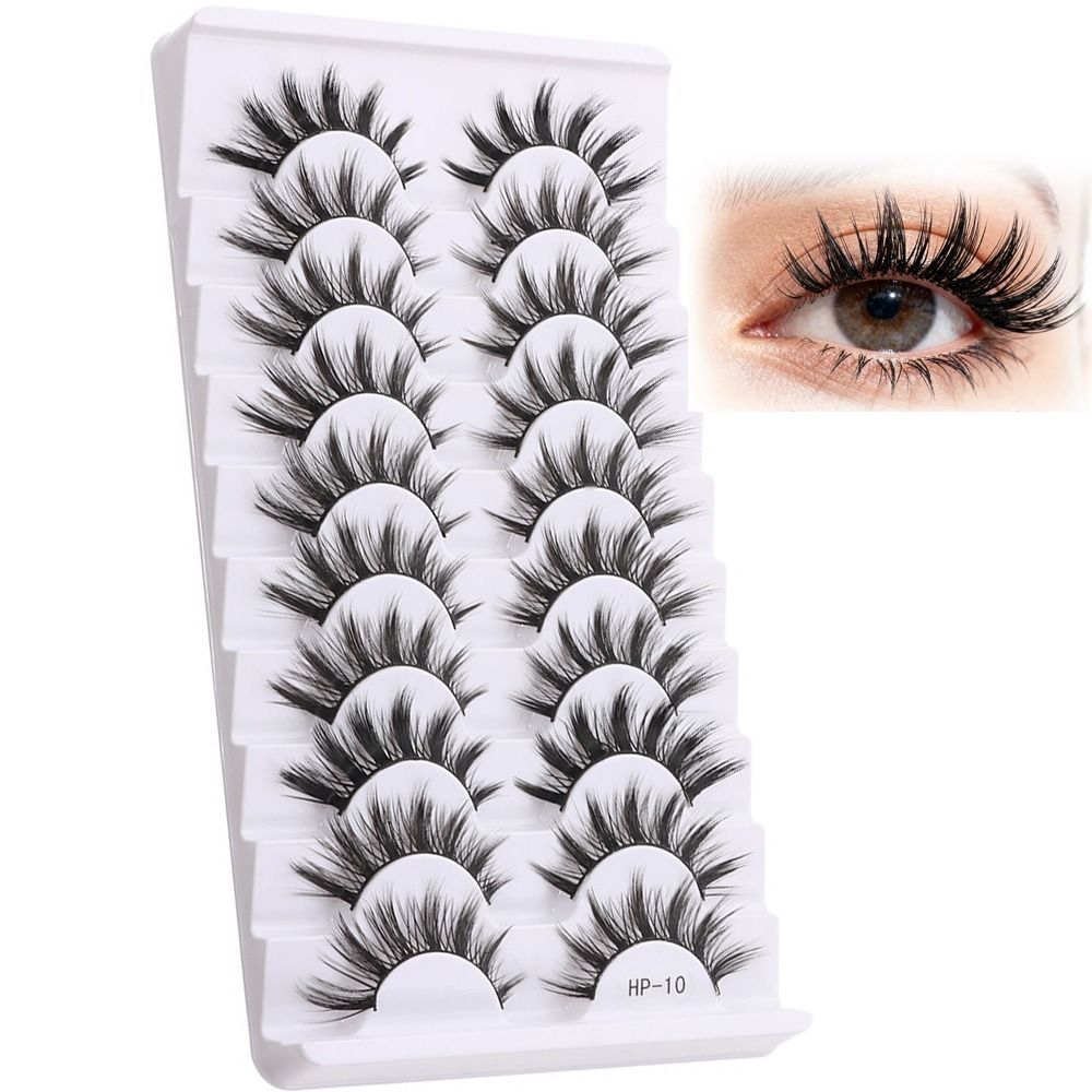 LDVG ขนตาปลอม, Full Strip Dramatic Faux Mink Lash, แฟชั่นผู้หญิง Cruelty-free Handmade Natrual ยาวขนตาปลอม Extension ราคา ถูกที่สุด ดีลบีเคเค แกลเลอรีภาพที่ 9