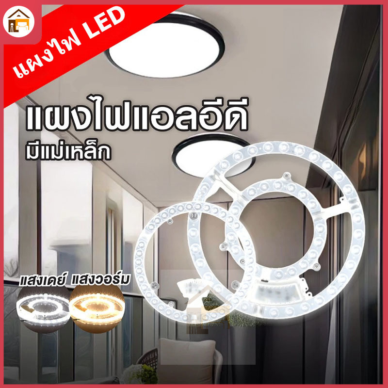 แผงไฟเพดานแม่เหล็ก แผงไฟ LED สำหรับเพดาน ประหยัดพลังงาน ติดตั้งง่าย ตัวเลือกแสงหลากหลาย