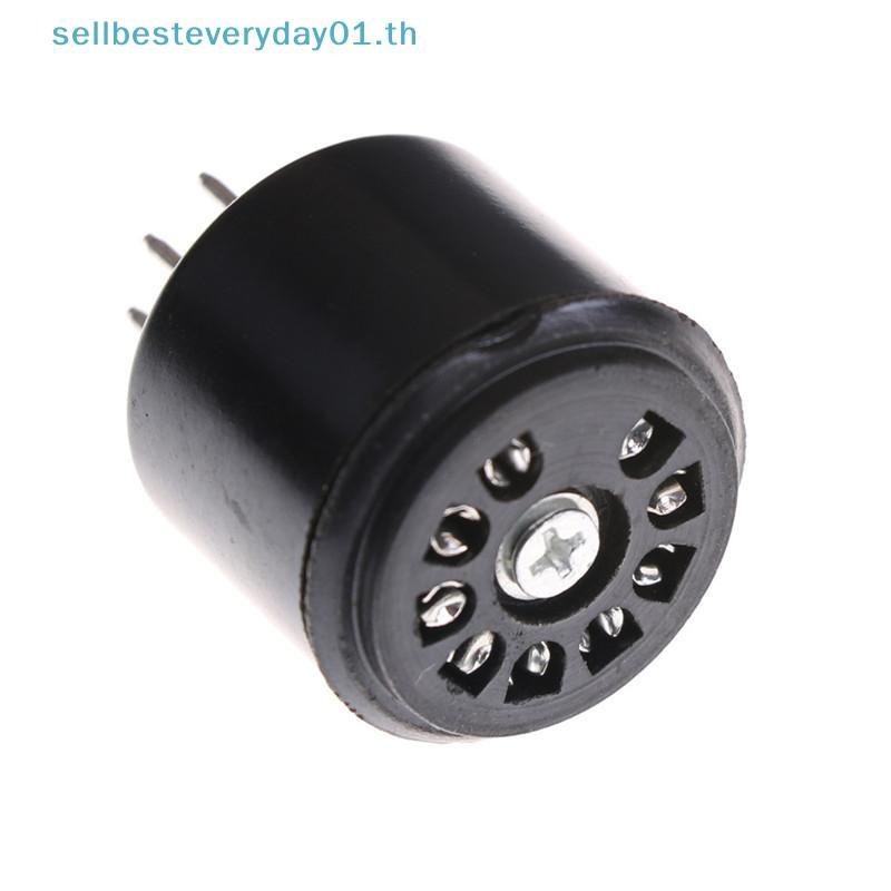 & Sellingbest & 9Pin Bakelite Vacuum Tube Socket Saver base สําหรับ 12AX7 12AU7 ECC82 ECC83 .