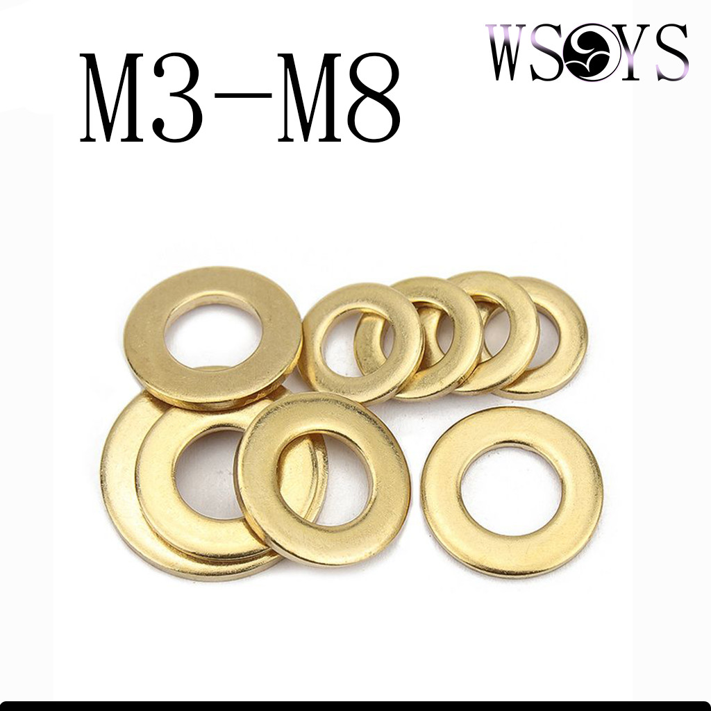 ดอกต๊าป แหวนอีแปะ แหวนเรียบ แหวนรอง/Flat Washer M3-M8 [WSYS-MB-DP]