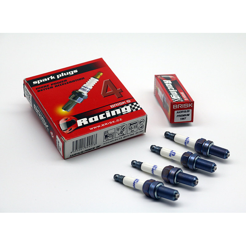 หัวเทียนประสิทธิภาพสูง BRISK Quadruple Silver Core เหมาะสําหรับ DUCATI DUCATI ทุกรุ่น 959 1299