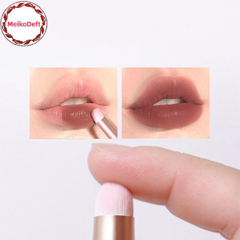 MeikoDeft 1 PC Mini ปลายนิ้ว Lipsti Blending แปรงแต่งหน้า Precision คอนซีลเลอร์ Make up แปรงโดมขนาดเ