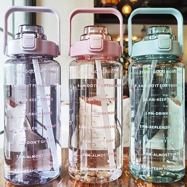 Ton Barrel Scale 2,000ML Girls ins Water Bottle