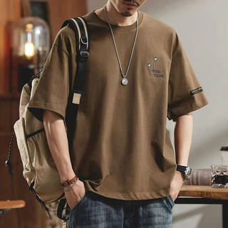 (จัดส่งตลอด 24 ชั่วโมง)Woo Right ผ้าคอตตอน100% เสื้อยืดผ้าฟอก oversize เสื้อคู่ลำลองทรงพิมพ์ล12