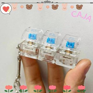 CAJA1 คีย์บอร์ดนิ้ว, 3/4/9 คีย์ความเครียดบรรเทา Fidget พวงกุ…