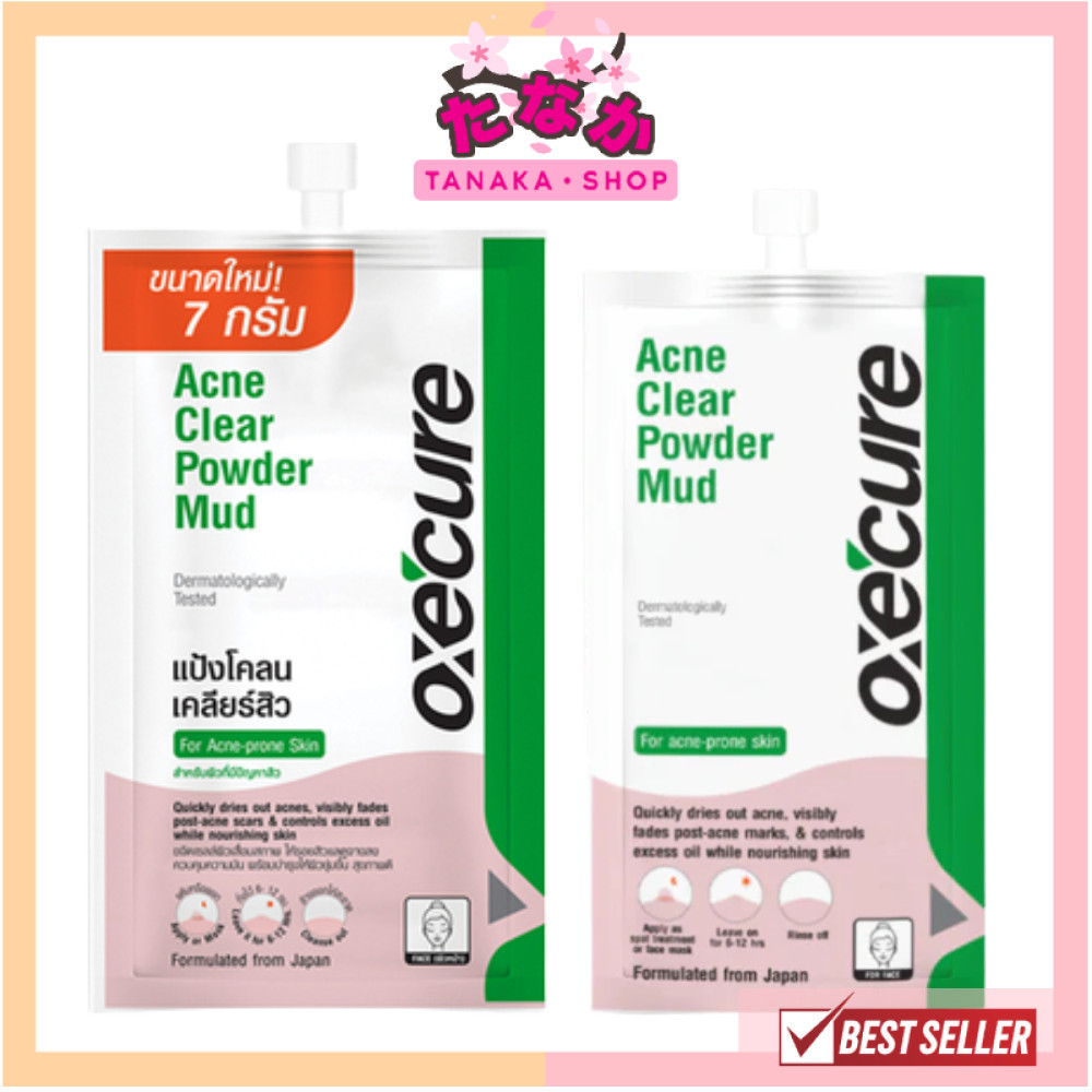 🔥แท้/ดีลสุดคุ้ม/ไลฟ์ทุกวัน🔥(1ซอง) Oxe'cure Acne Clear Powder Mud 5g./7g. #แป้งโคลน