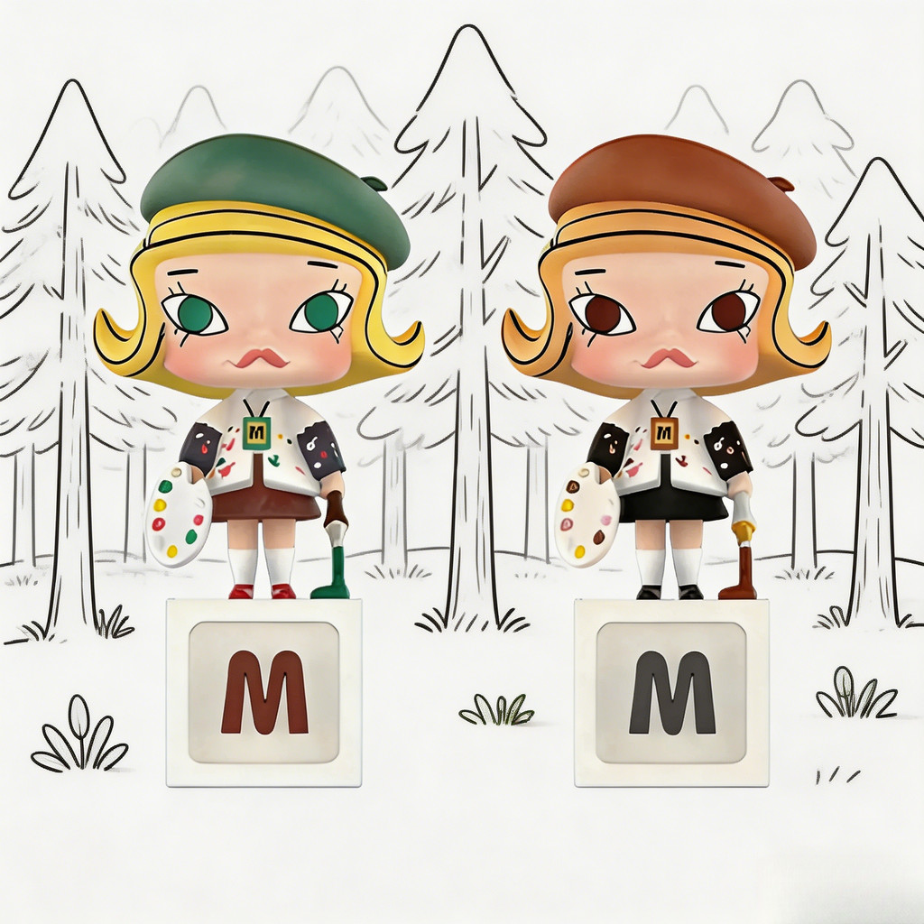 [ความลับ] POPMART MOLLY 20th Anniversary Series Jewelry Mystery Box Gift อินเทรนด์เล่น
