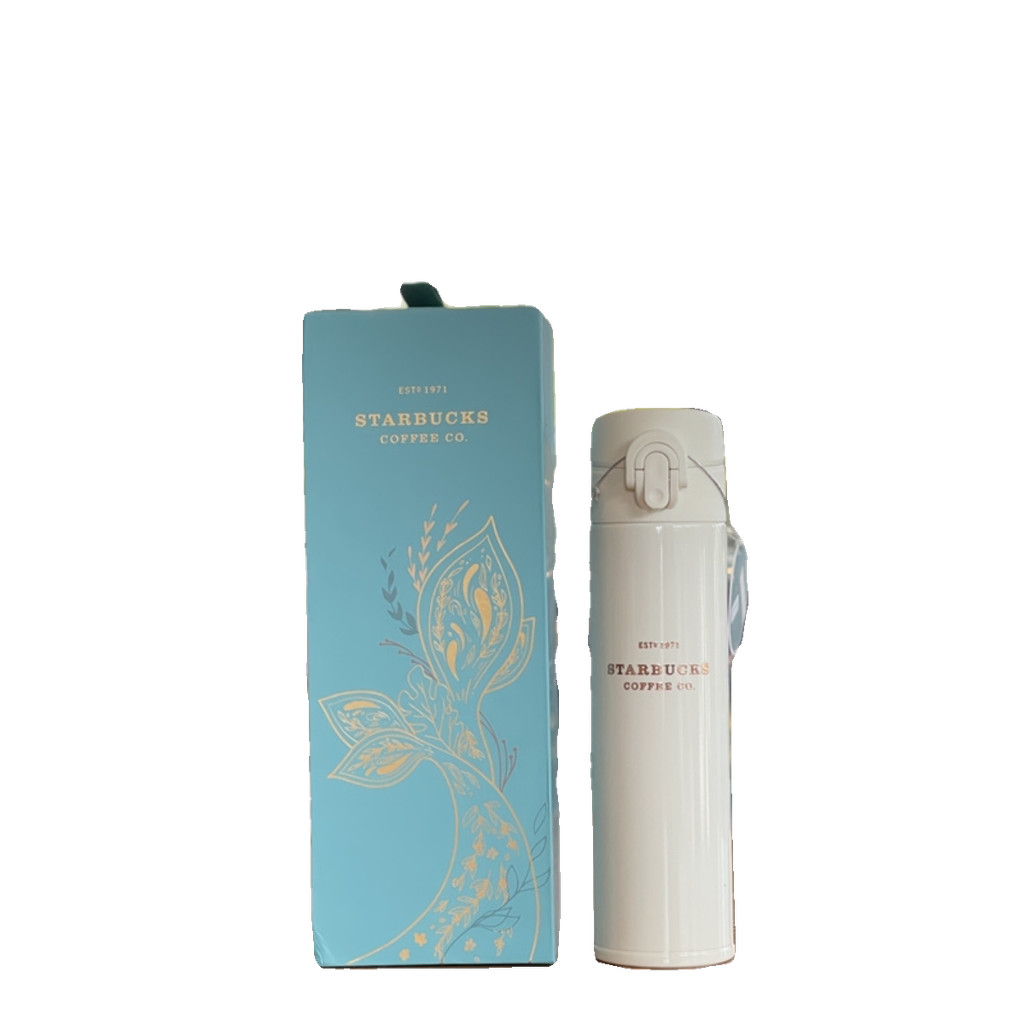 ถ้วย 23th Anniversary Ocean Elegant Simple Portable Large Capacity Stainless Steel Thermos Cup Gift 