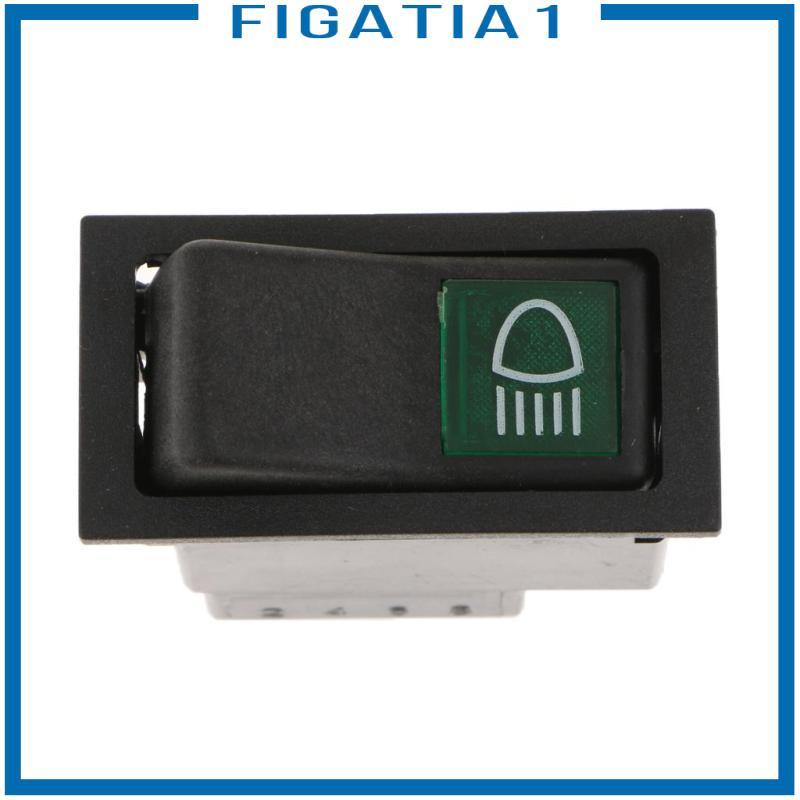 [figatia1] เกียร์เดี่ยว 2 Pins Toggle Rocker Switch Rocker Toggle Switch สําหรับรถบรรทุกรถยนต์