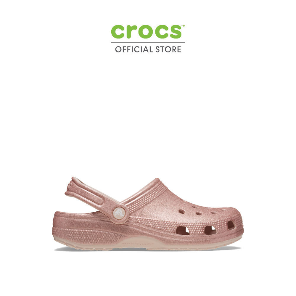 CROCS รองเท้าลำลองผู้ใหญ่ CLASSIC GLITTER CLOG รุ่น 2059426WV - QUARTZ GLITTER