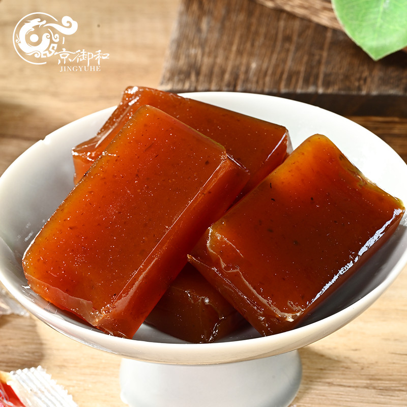 Jingyuhe Yokan Yokan ซุปตับ ซุปเกาลัด ซุปลูกแพร์ฤดูใบไม้ร่วง 500g ของว่างพิเศษปักกิ่งเก่า ของว่าง ขน