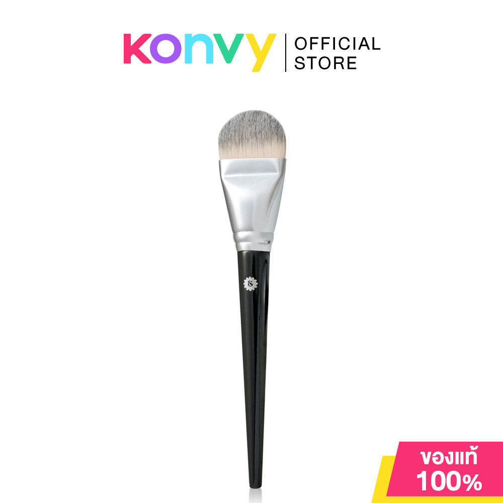 SUPERMOM Foundation Brush 1pc #102 ซุปเปอร์มัม แปรงลงรองพื้นทรงแบน-บาง.