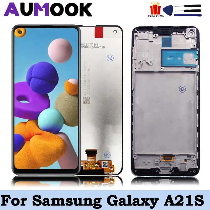 6.5 "สําหรับGalaxy A21s A217 A217F LCD Touch Screen DigitizerสําหรับA21s SM-A217F/DSจอแสดงผลLCDอะไหล
