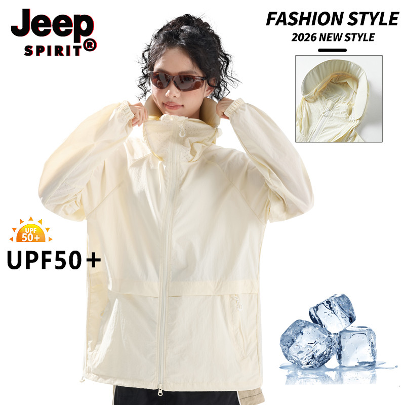 เสื้อผ้า JEEP SPIRIT สำหรับฤดูร้อน น้ำหนักเบาทึดอากาศดี ปกป้องจากยูวี