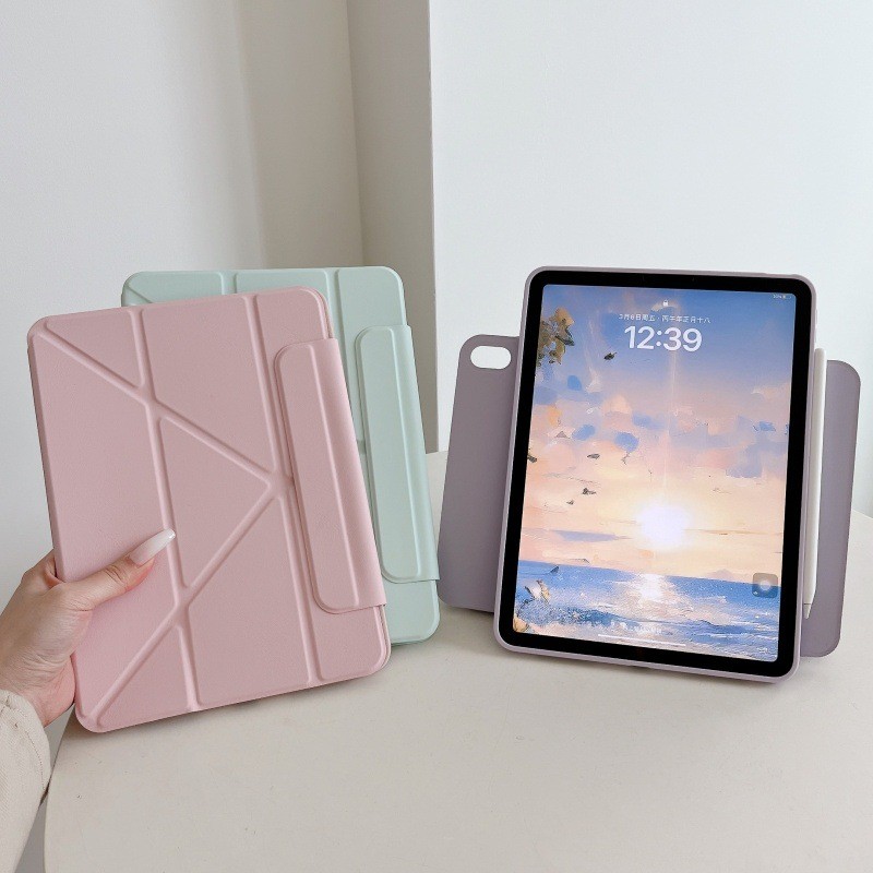 2026 เหมาะสําหรับ ipad air8 เคสป้องกัน 11 นิ้ว 3 + y พับแม่เหล็กที่ถอดออกได้ pro11 รวมทุกอย่าง Shock