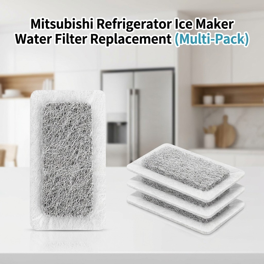 ไส้กรองน้ำตู้เย็น Mitsubishi (ทำน้ำแข็ง) รุ่นเปลี่ยนทดแทน | Mitsubishi Refrigerator Ice Maker Water Filter, Replacement