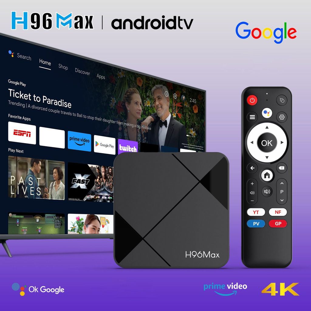 H96 MAX RK3518 Android 14.0 WiFi6 4K Bluetooth HD Player Ruixin Micro Chip