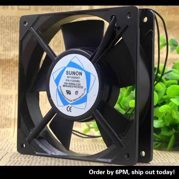Jianzhun SUNON 12025 110V 12CM พัดลม AC SF12025AT P/N1122HBL
