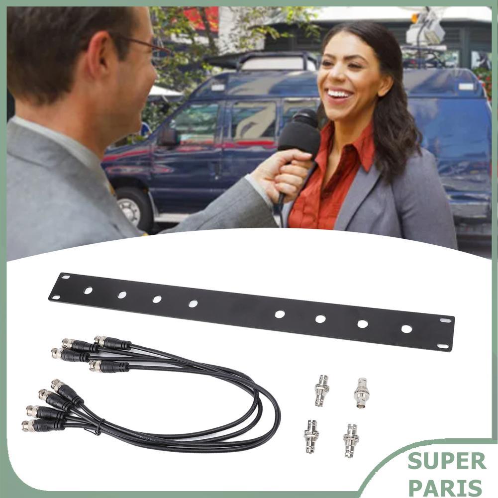 Superparis Superparis Gugxiom 1U เสาอากาศด้านหน้า Rack Kit สำหรับ SLX SLX2 PGX2 SPGX24 PGX48 PG288 Q
