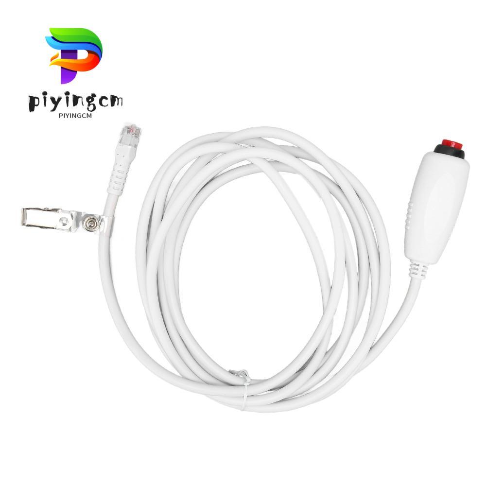 PIYNTH สายเรียกพยาบาล, สายพยาบาลเปลี่ยนหัวคริสตัล 9.8ft, สายปุ่มกดปลั๊ก Universal 6P4C ใช้โรงพยาบาล