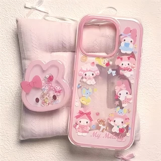 Upick- สําหรับ iPhone 13 14 15 16 11 12 17 Pro Max 7 8 Plus SE X Xr Xs Max เคสโทรศัพท์กันกระแทกปกอ่อน การ์ตูนที่น่ารัก