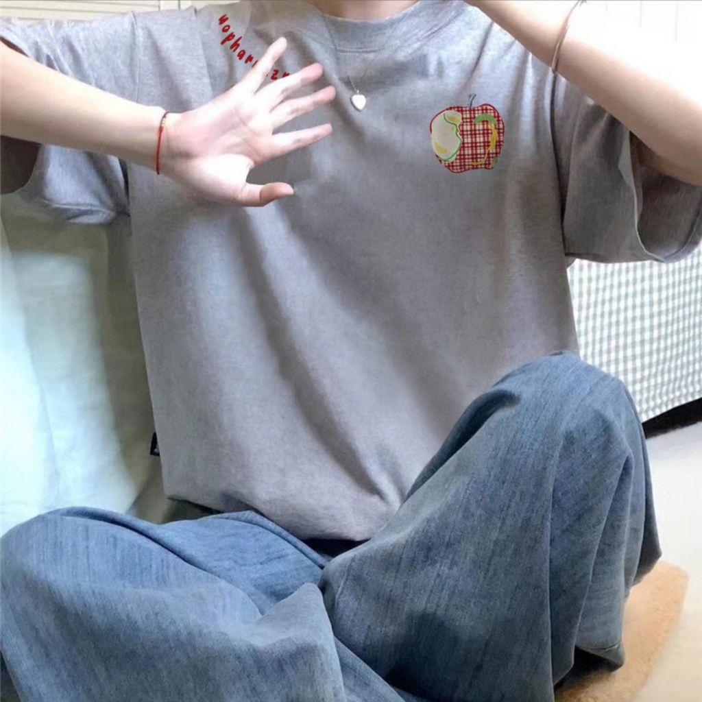 แขนสั้นอเมริกันซอก正หลวมสไตล์ร้อนที่สวยงามเสื้อผ้าฝ้ายแท้ความรู้สึกห้างสรรพสินค้าทีเสื้อยืดฤดูร้อนไหล่ออกแบบด้านบนผู้หญิงครึ่ง2026 FDXM ราคา ถูกที่สุด ดีลบีเคเค แกลเลอรีภาพที่ 6