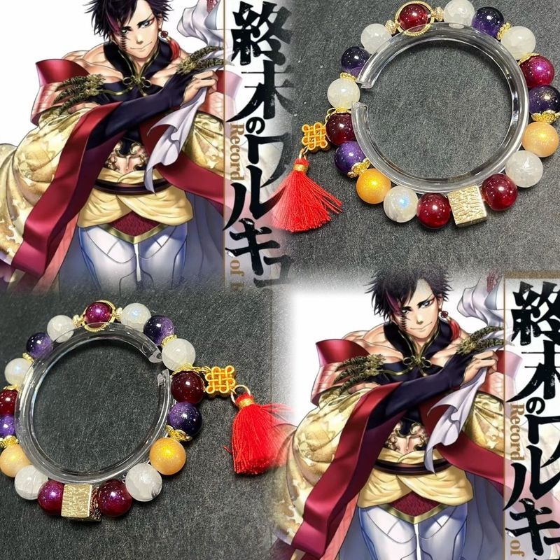 Apocalyptic Valkyrie Qin Shi Huang Inspired Bracelet, Same Color Series, High-Value Beaded Bracelet 
