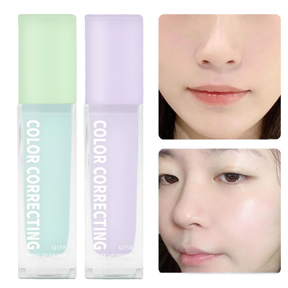 TE สาเหตุ☆Color Corrector Primer Face Primer เมคอัพเบส คัลเลอร์ มอยส์เจอร์ คอนซีลเลอร์ Corrector 35g