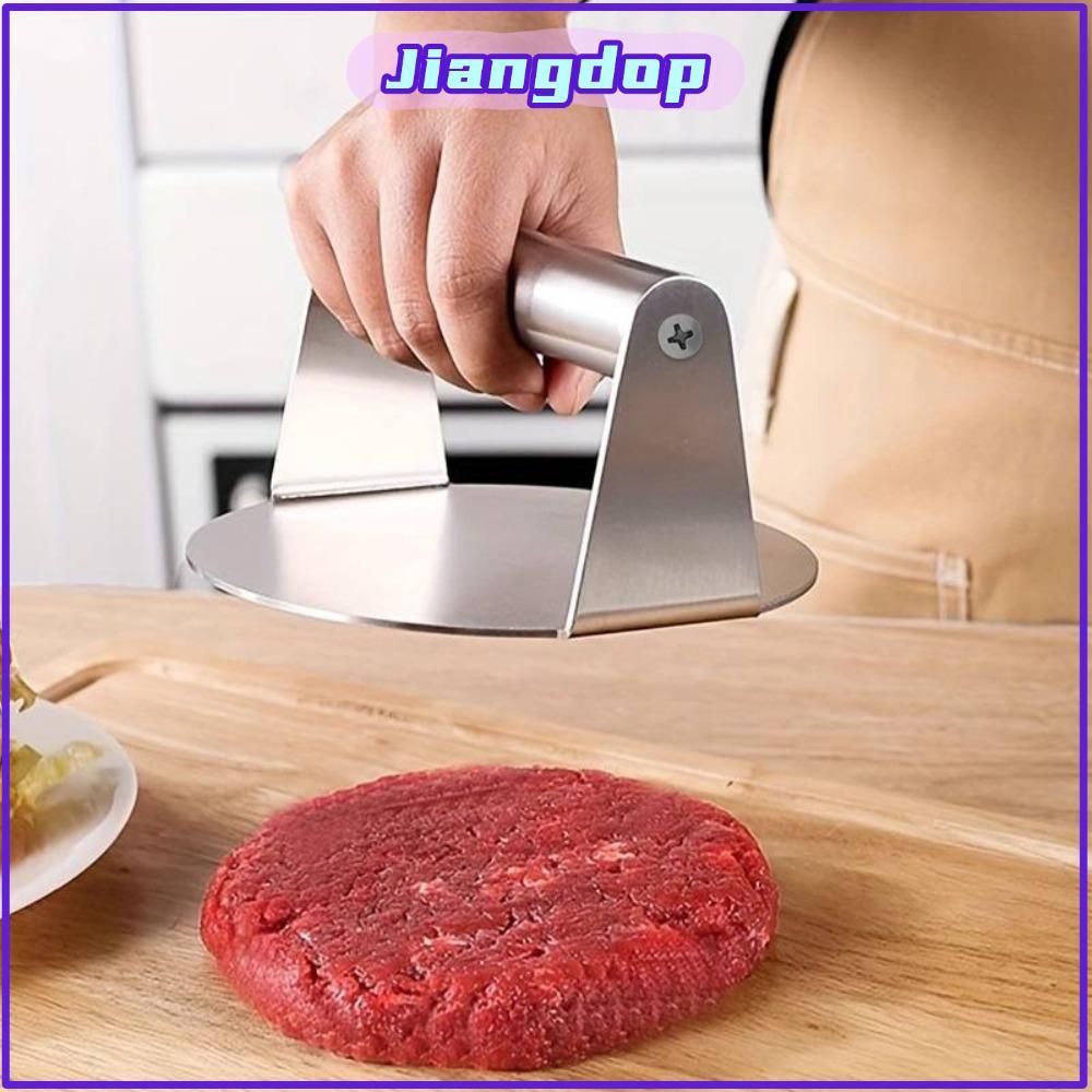 JIANG สแตนเลสย่างกด, ไม่เป็นสนิมสแตนเลส Smash Burger Press, Grill Press รอบ Burger Smasher แผ่นเหล็ก