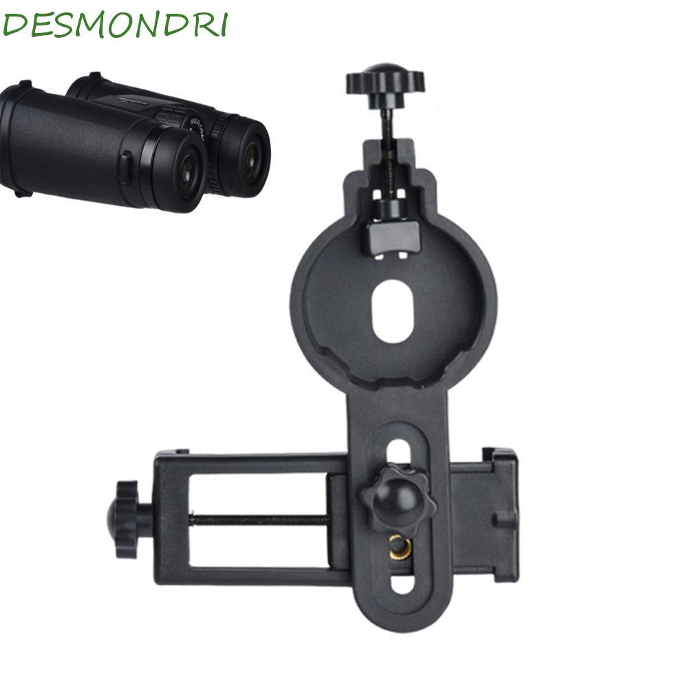 DESMONDRI เลนส์โทรศัพท์การถ่ายภาพอะแดปเตอร์อัพเกรด Universal Telescope Phone Clip Bracket, Rotary Cl