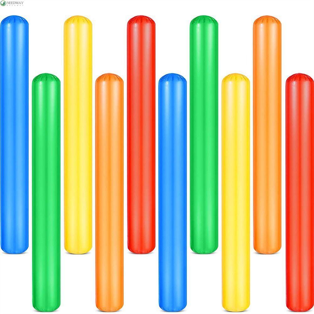 NEEDWAY Inflatable Cheer Sticks, Float Water Noodles Inflatable Toys Pool Inflatable Sticks, Water G