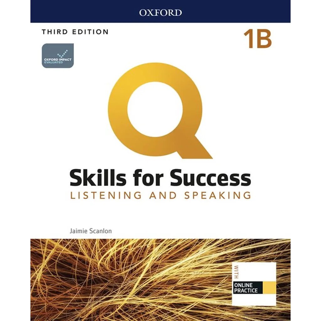 Bundanjai (หนังสือ) Q: Skills for Success 3rd ED 1 : Listening and Speaking: Student Book B with iQ Online Practice (P)