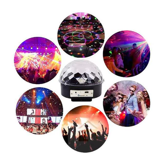 ลำโพงบลูทูธไฟดิสโก้เทค ไฟเทค ไฟเธค ไฟดิสโก้ ไฟปาร์ตี้ เล่นเพลงได้ LED Magic Ball Light ใช้ในงานปาร์ตี้