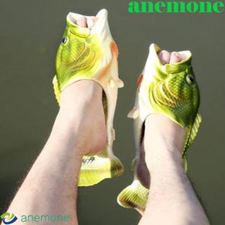 ANEMONE รองเท้าแตะปลาตลก, Plus ขนาดน่ารักรองเท้ารูปปลา, Crea…